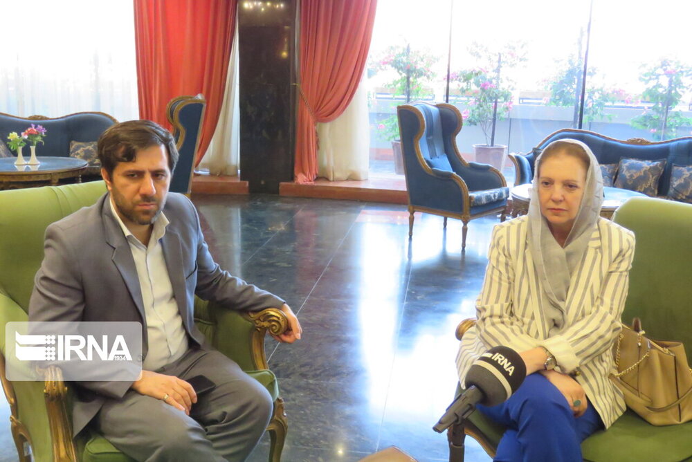 Syria’s Minister of Culture Lubanah Mshaweh