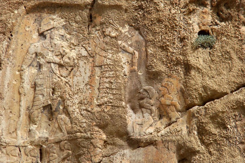 4,000-year-old bas-reliefs in western Iran undergo restoration