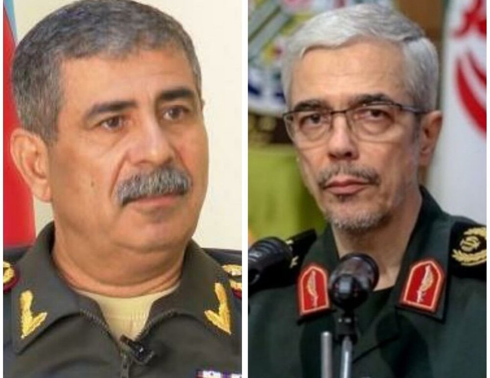 Hasanov (L) and Bagheri