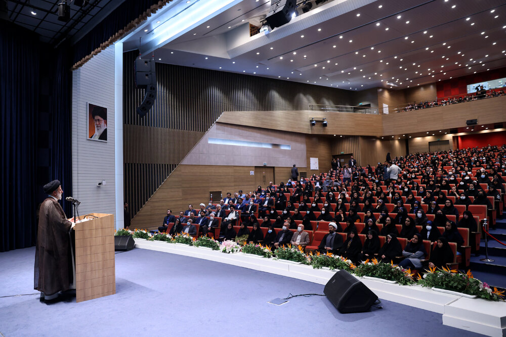 Raisi addresses all-female university students