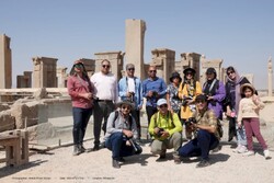 Professional photogs take shots of Persepolis