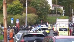 Protest in front of Iran's embassy in Oslo