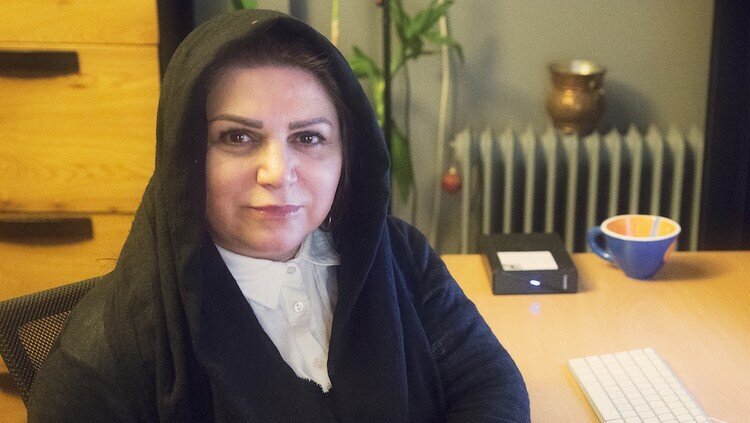 Film editor Hayedeh Safiyari in an undated photo.