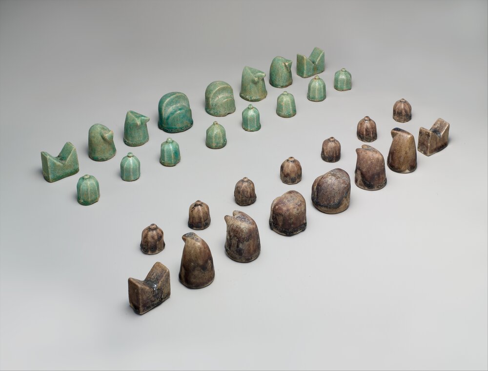 12th-century chess set, attributed to Iran, Nishapur (Credit: The Metropolitan Museum of Art)