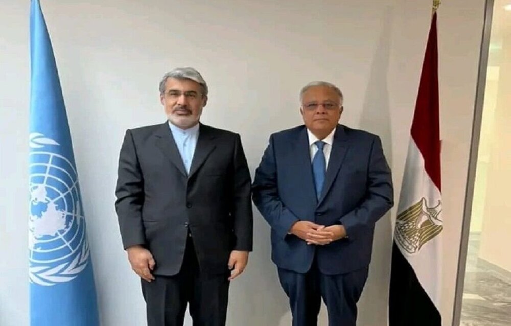 Iranian and Egyptian diplomats meet at UN