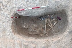 Sassanid cemetery discovered near ancient fortress in northwest Iran