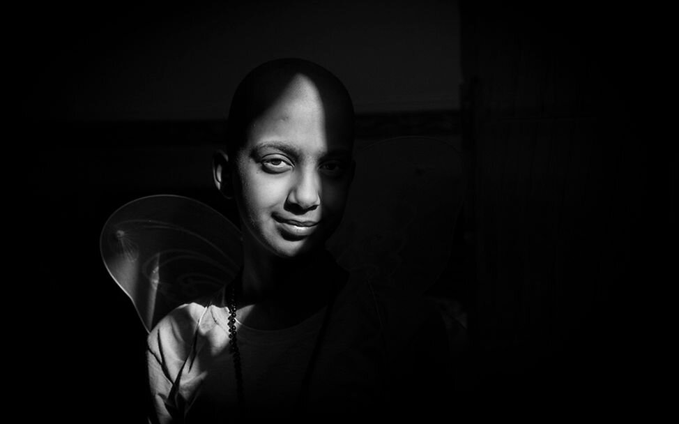 A photo from Iranian photojournalist Shayan Hajinajaf’s series “Two Wings of a Butterfly”, which won a UNICEF honorable mention.