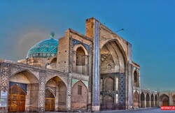 Tilework reinstalled on Atiq Mosque after restoration