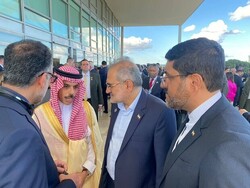 Iran's VP meeting the Saudi FM in Brazil