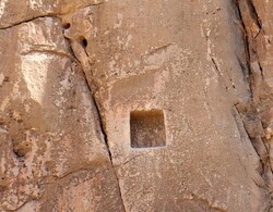 Rock-carved tombstone discovered near Persepolis
