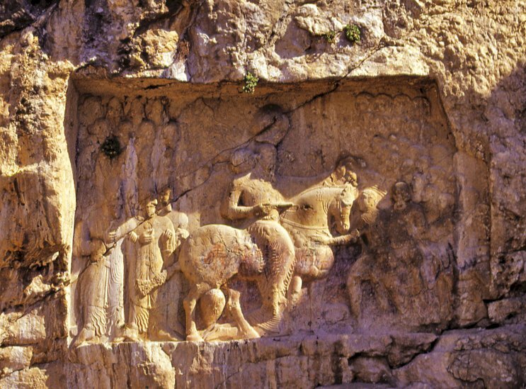 Sassanid bas-relief to enjoy protective shield