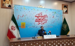 Kanoon director Hamed Alamati attends a press conference to brief the media on the institute’s programs for the anniversary of the Islamic Revolution.