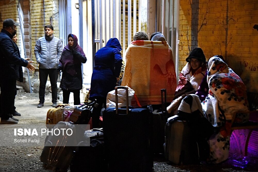 People are spending night outdoors