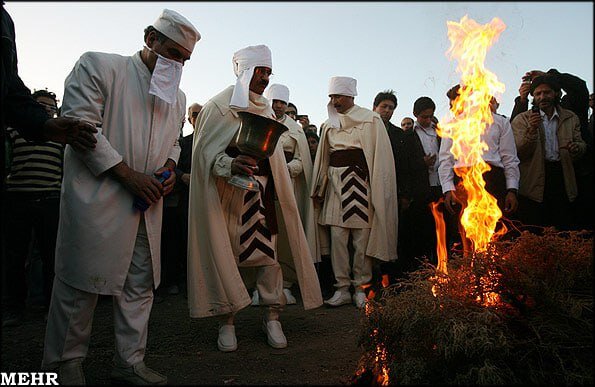 Zoroastrians celebrate fire and light in mid-winter festival