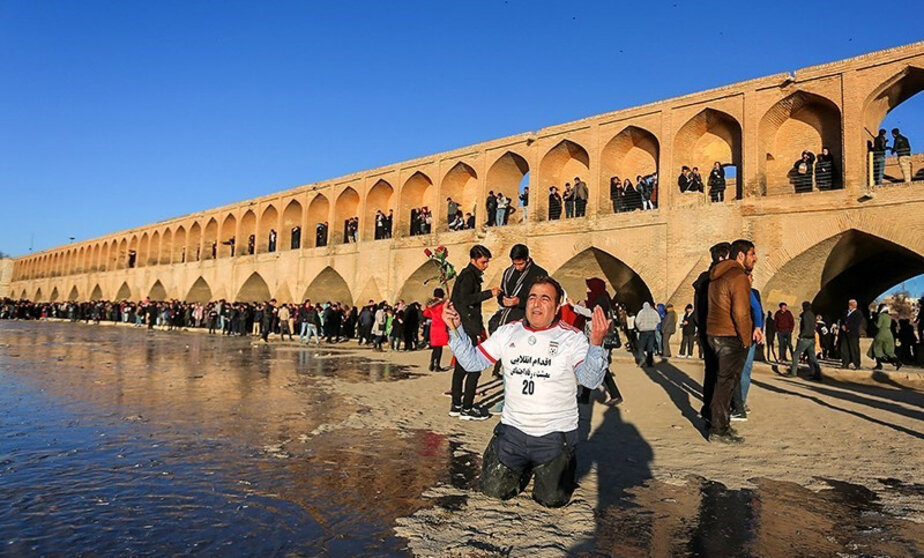 Locals, travelers joyful as the 'life-giving' river revives