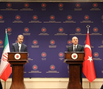 Iranian FM in joint press briefing with Cavusoglu