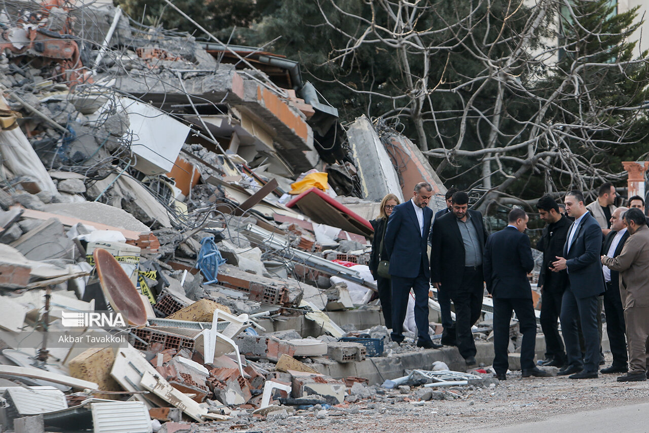 Iranian FM visit quake-stricken Turkish city of Adiyaman