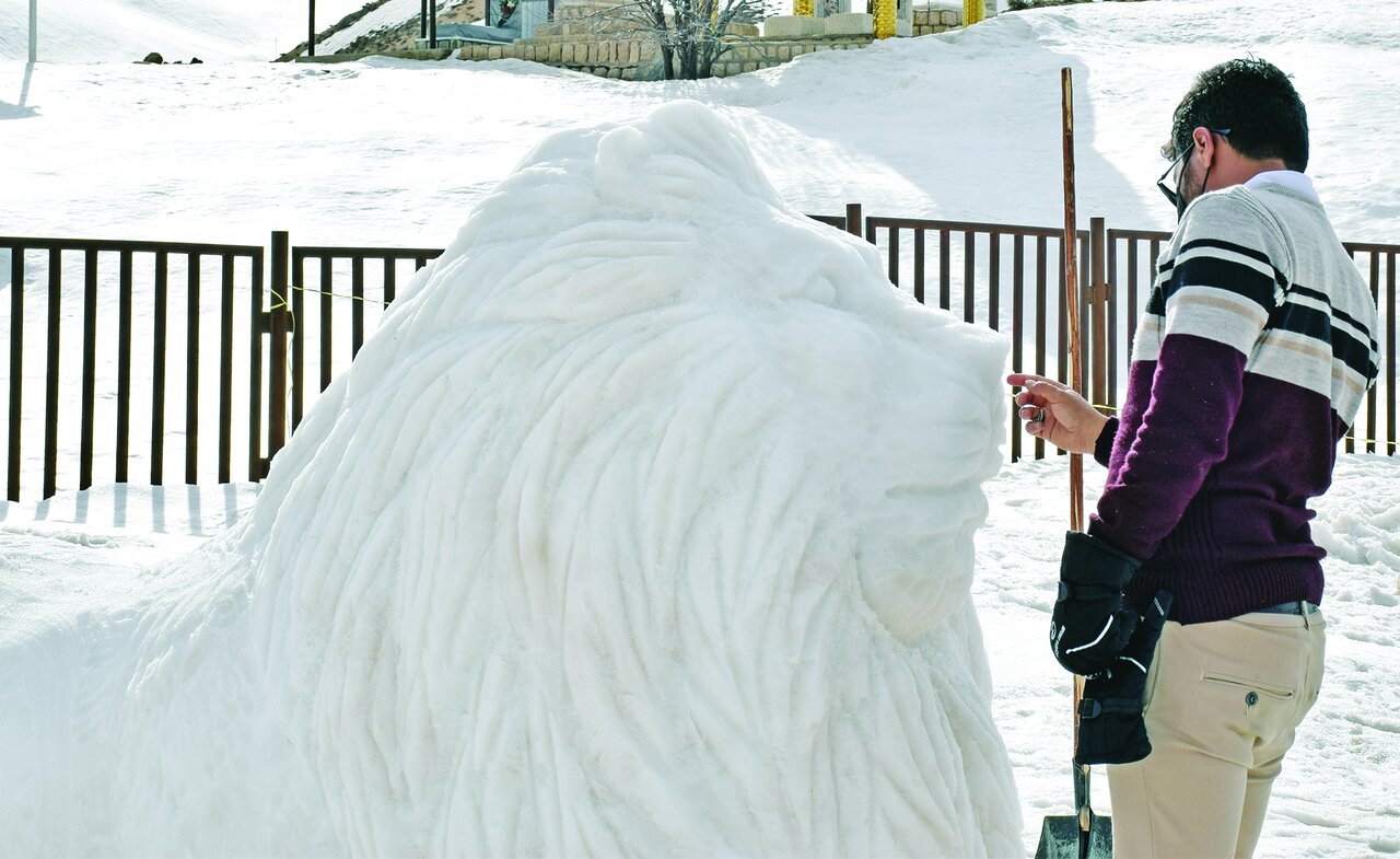 Stunning sculptures shape city of ice