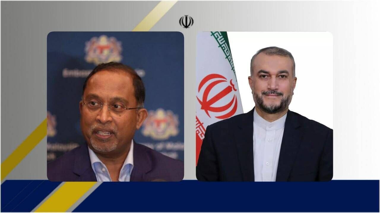 Malaysian and Iranian foreign ministers