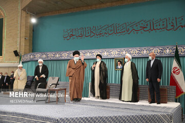 Leader addresses officials and diplomats  from Muslim nations