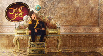 A poster for the Iranian animation “Juliet and the King” directed by Ashkan Rahgozar.