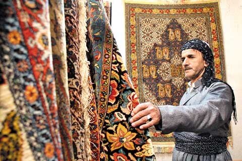 Hand-woven carpets