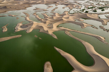 The 'lake of desert' in central Iran