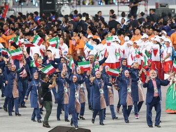 Hijab not prevent Iranian women from attending sports field