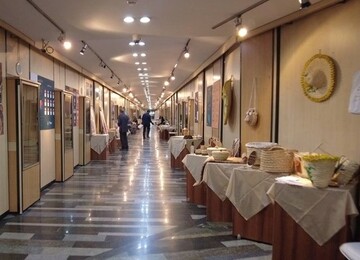 Parliament premises hosting exhibit of Persian handicrafts