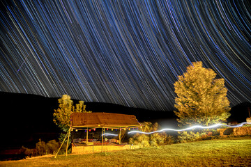 Perseid meteor shower in southwestern Iran