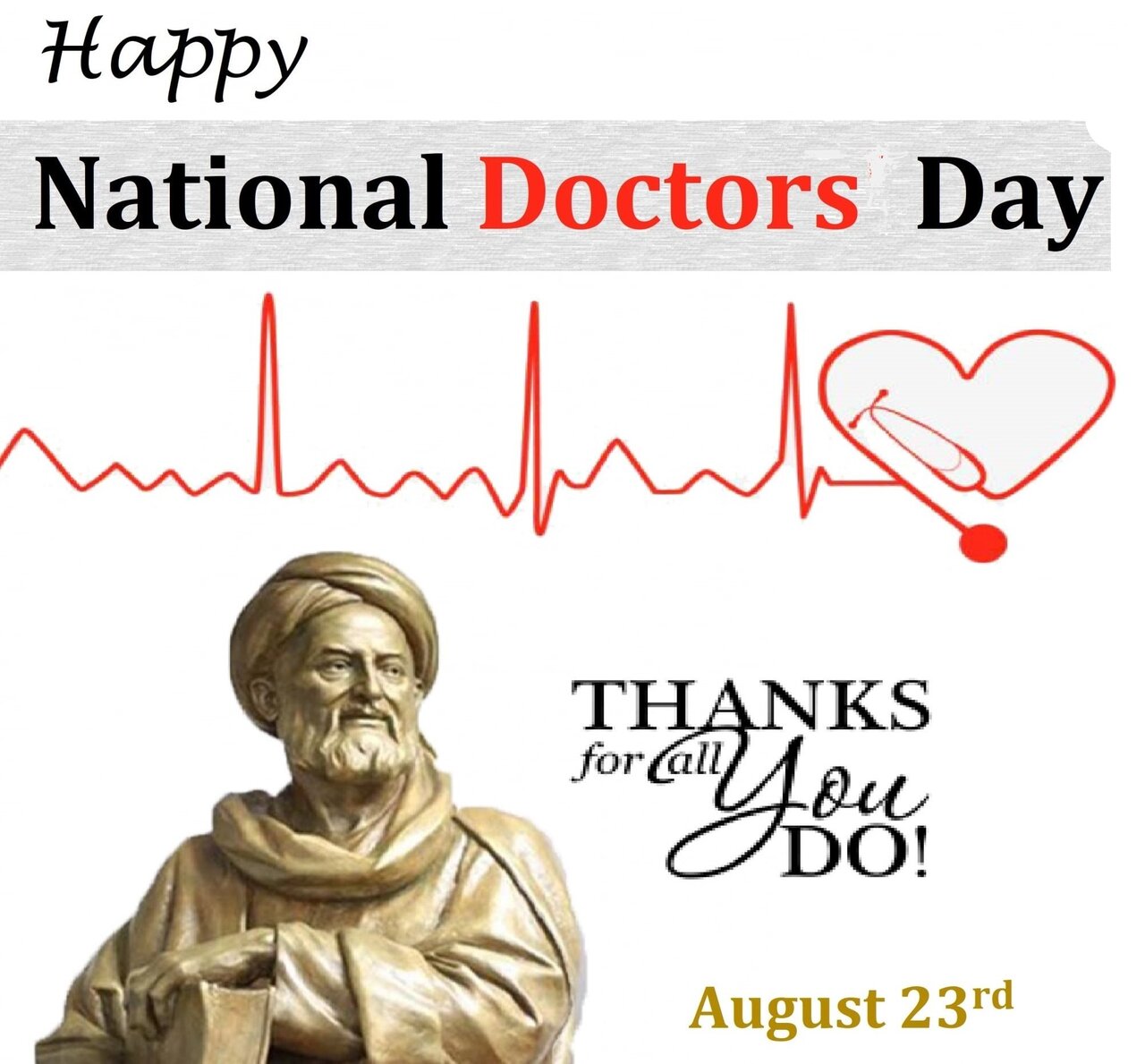 National Doctors Day appreciating great contributors to healthcare