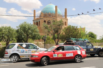 Rally drivers traversing Iran on itinerary extended from Bulgaria to Magnolia