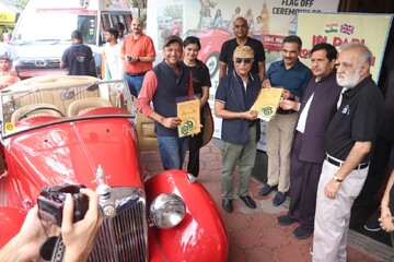 Indian adventurers riding 1950 MG YT reach Iran in their 12,000-km epic journey