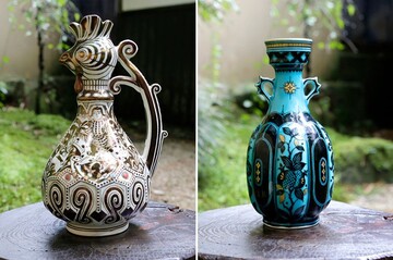 Tokyo’s ambassador to Tehran visits Japanese kiln reviving Persian pottery