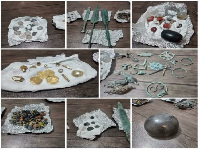 298 relics recovered from smuggler's house in northern Iran