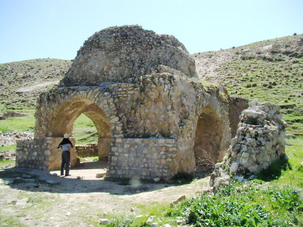 Sassanid fire temple restoration work starts