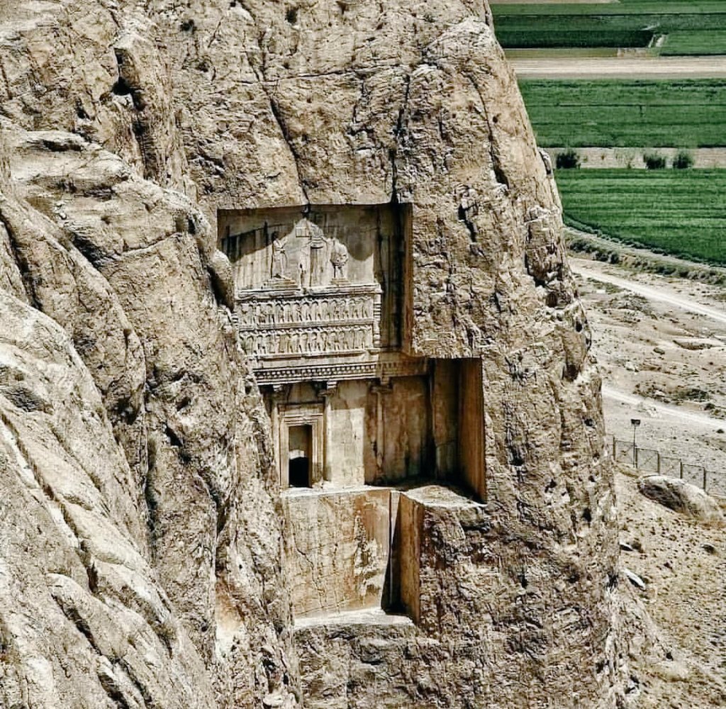 The rock-cut tomb at Naqsh-e Rostam, north of Persepolis, copying that of Darius the Great, is usually assumed to be that of Xerxes.