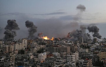 Scenes of Israeli air raids on Gaza