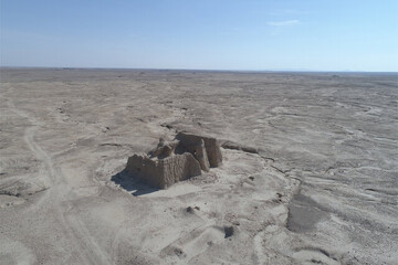 A general view of Shahr-e (“the City of”) Qumis, which was allegedly one of the capitals of the Parthian Empire (247 BC – 224 CE). The site is situated near Damghan, northcentral Iran.