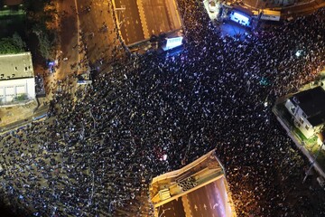 Anti-government protests in Tel Aviv