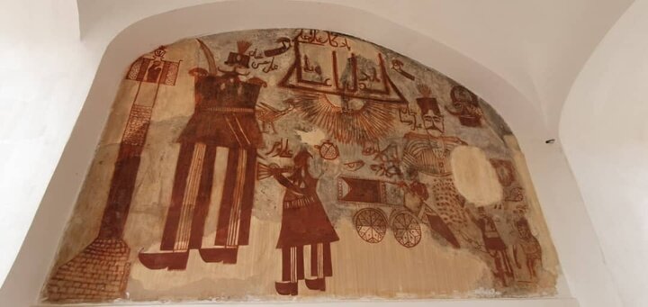 19th-century mural in 11th-century mosque restored