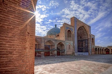 Jameh Mosque of Qazvin: scaffolding to be removed after six decades