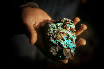 Turquoise mining in northeast Iran
