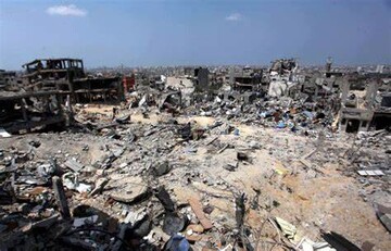 destruction in Gaza