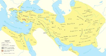The Persian Achaemenid Empire at its greatest territorial extent, under the rule of Darius the Great (522–486 BC).