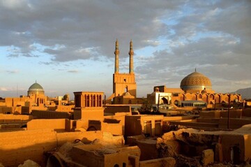 A view of Yazd, a UNESCO-registered historical city in central Iran