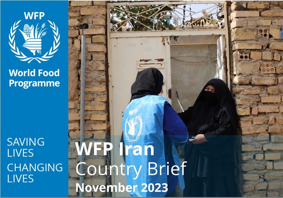 WFP releases November report on Iran