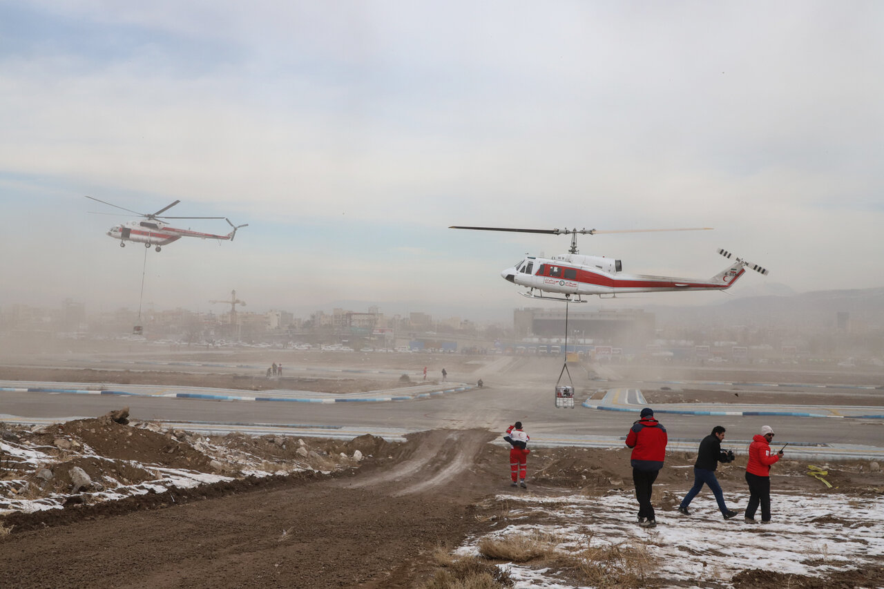 Rescue and relief drill held in Tabriz