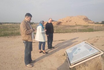 Belarusian ambassador visits UNESCO sites in southwest Iran