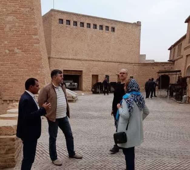 Belarusian ambassador visits UNESCO sites in southwest Iran